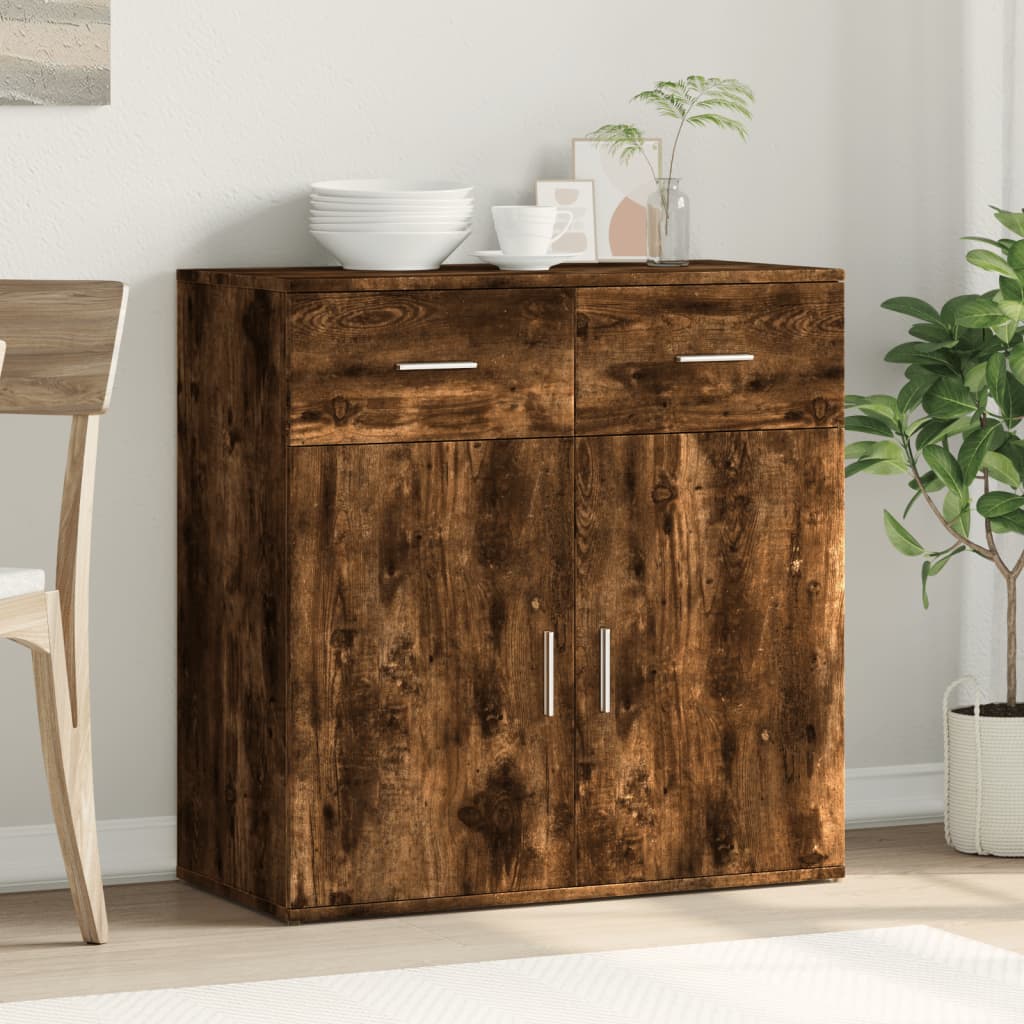 Buffet 79x38x80 cm en bois travaillé