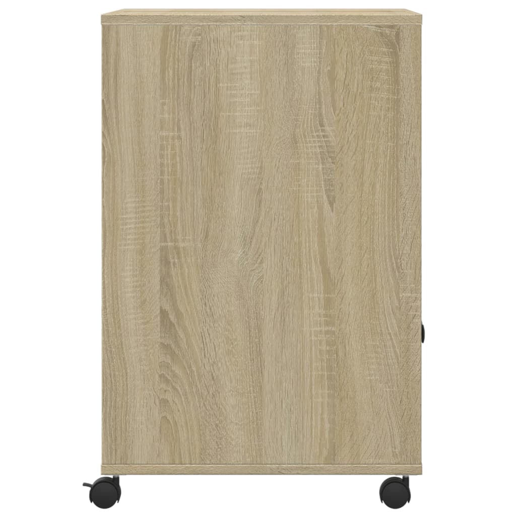 Armoire pour imprimante à roulettes 60x48x74 cm