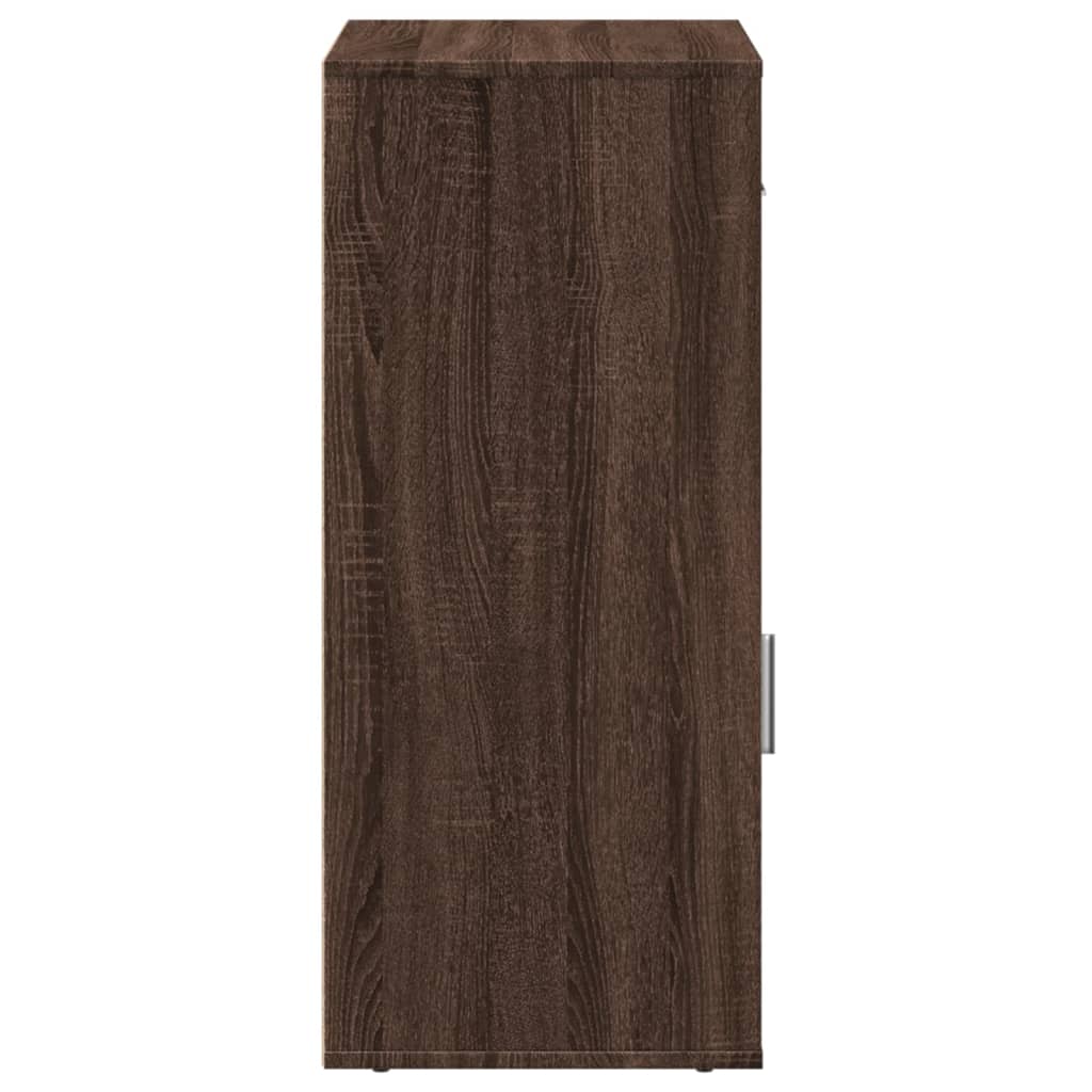 Opbergkast 56,5x39x90 cm bewerkt hout eikenkleurig