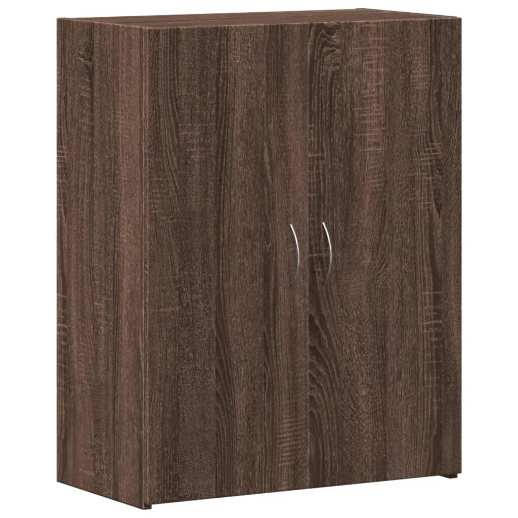 Archiefkast 60x32x115 cm bewerkt hout