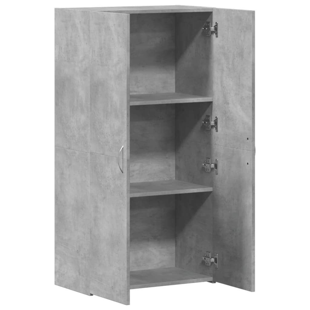 Archiefkast 60x32x115 cm bewerkt hout