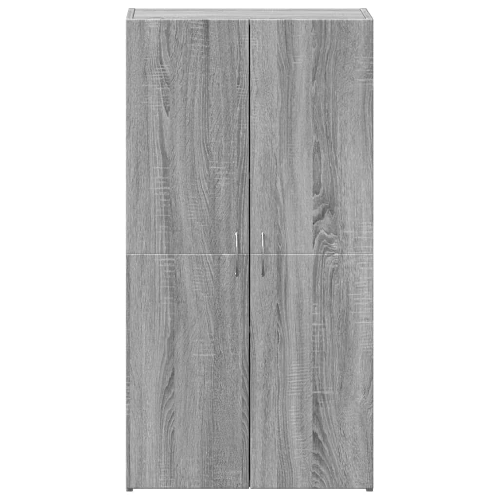 Archiefkast 60x32x115 cm bewerkt hout