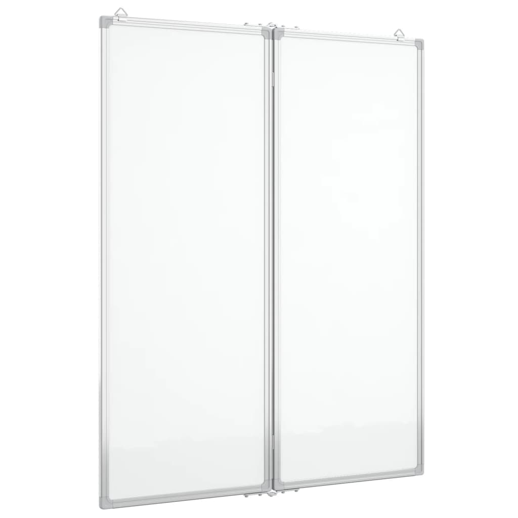 Whiteboard magnetisch inklapbaar 80x100x1,7 cm aluminium