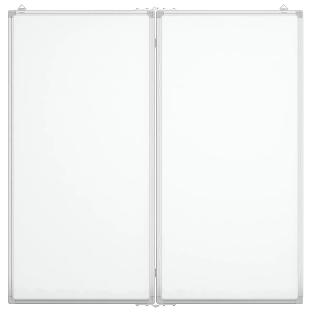 Whiteboard magnetisch inklapbaar 80x100x1,7 cm aluminium