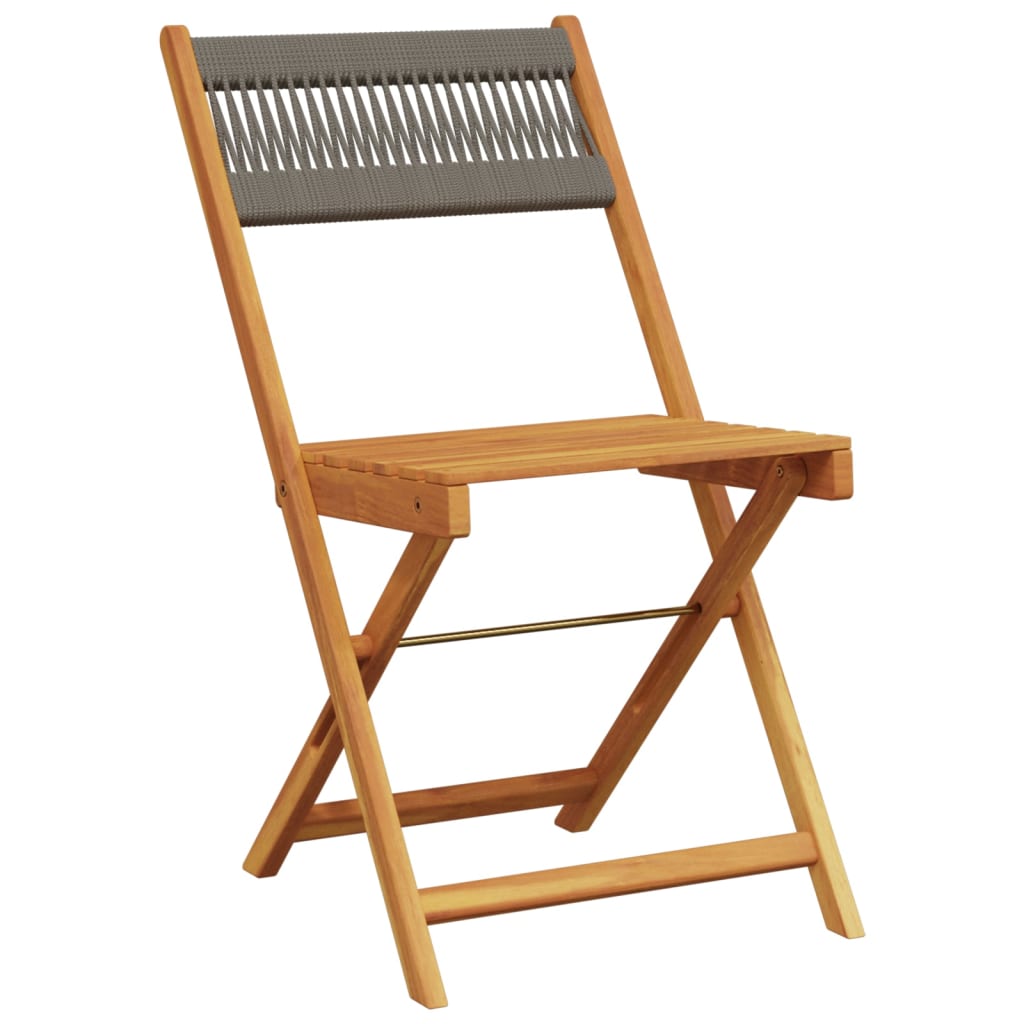 Tuinstoelen 6 st inklapbaar massief acaciahout beige