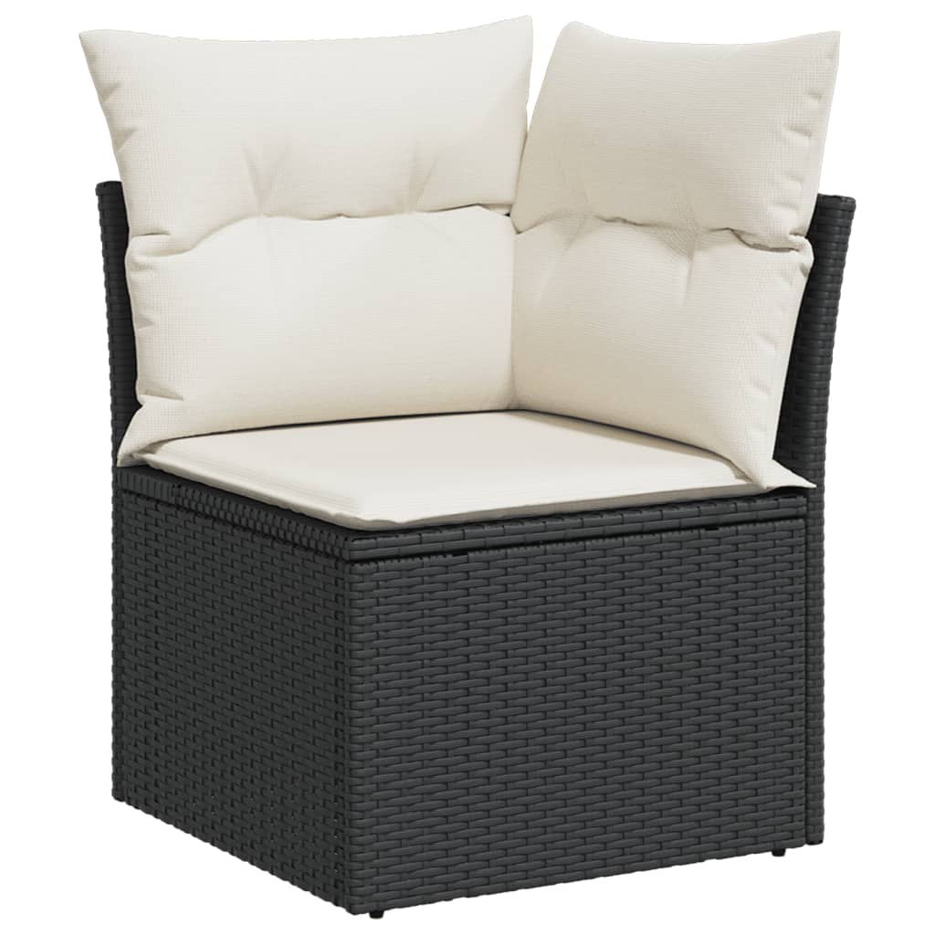 12-delige Loungeset met kussens poly rattan