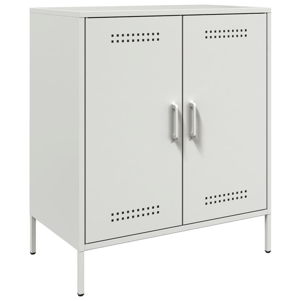 Dressoir 68x39x79 cm staal antracietkleurig