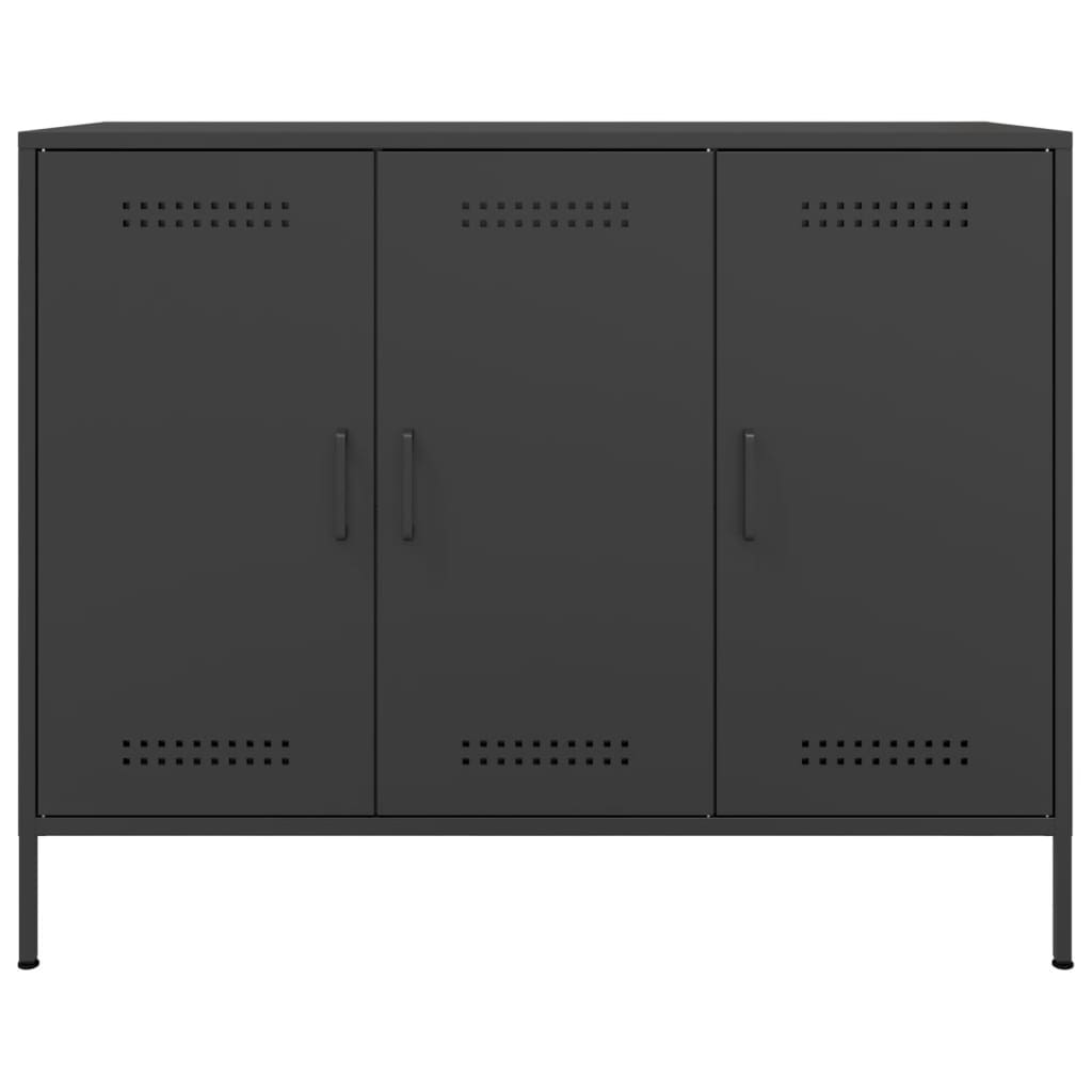 Dressoir 100,5x39x79 cm koudgewalst staal