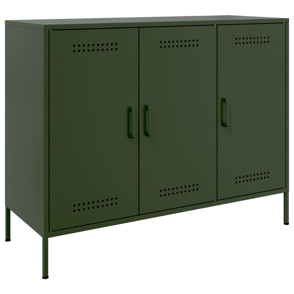 Dressoir 100,5x39x79 cm koudgewalst staal