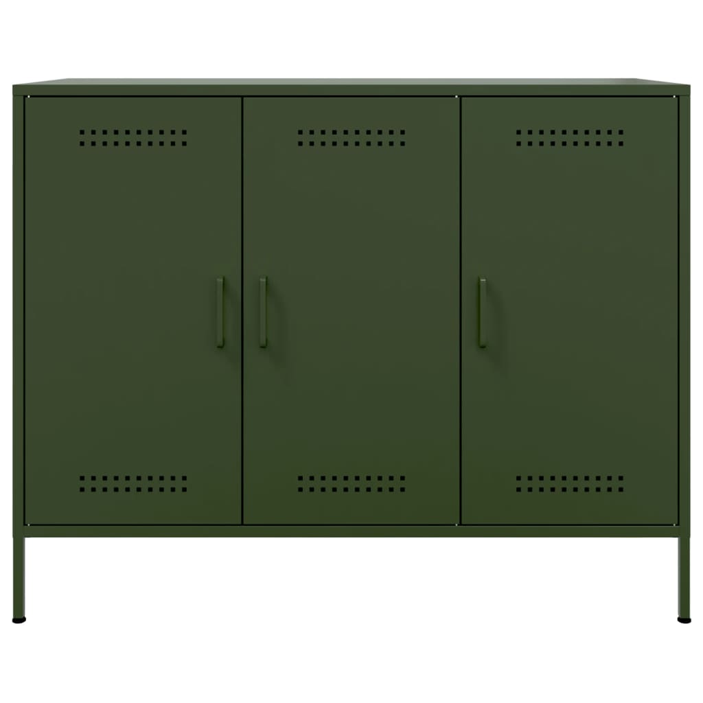 Dressoir 100,5x39x79 cm koudgewalst staal