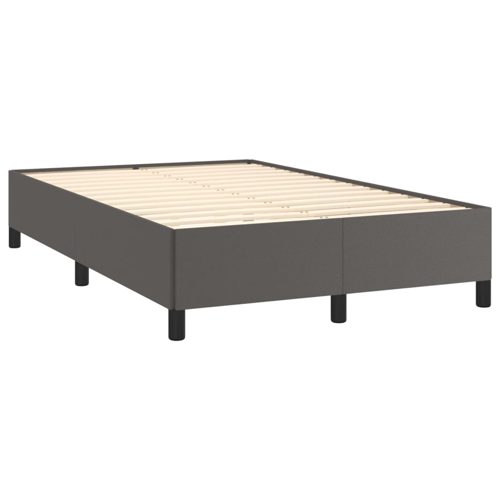 Boxspring met matras kunstleer 90x190 cm