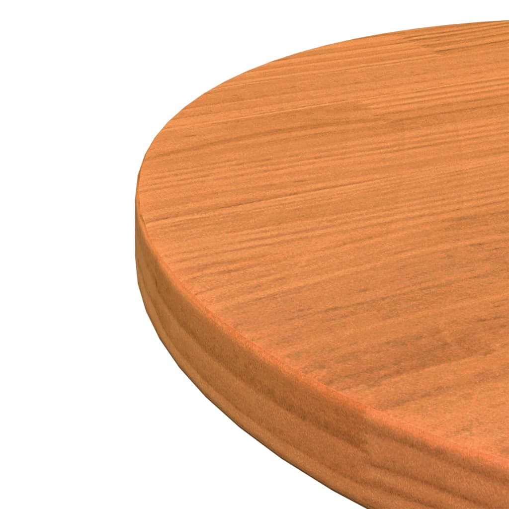 Plateau de table Ø90x2,5 cm en bois de pin massif