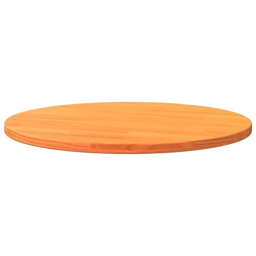 Plateau de table Ø90x2,5 cm en bois de pin massif