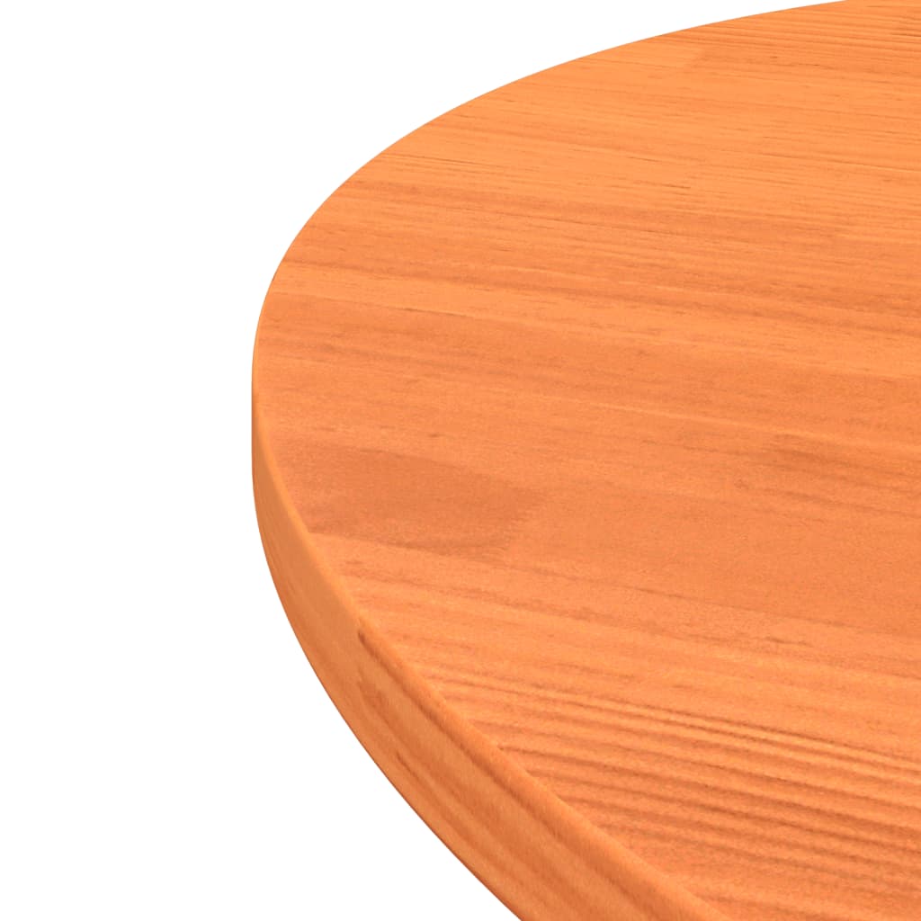 Plateau de table Ø90x2,5 cm en bois de pin massif