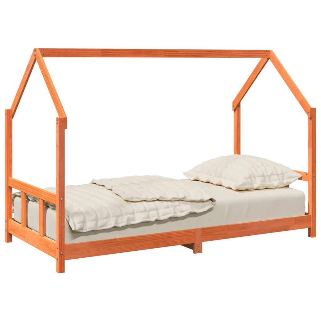 Kinderbedframe 80x160 cm massief grenenhout