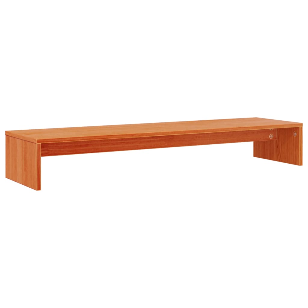 Monitorstandaard 100x27x15 cm massief grenenhout