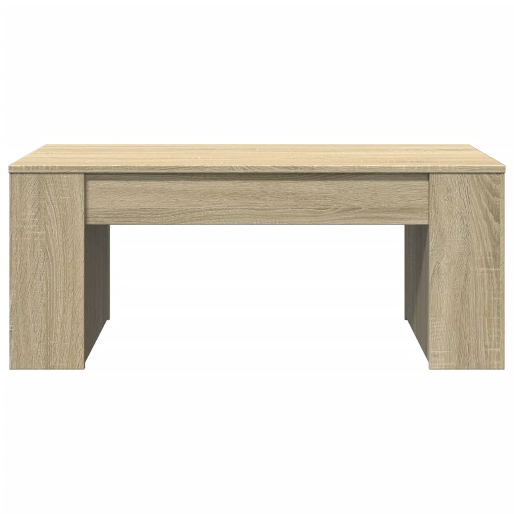 Salontafel 102x55x42 cm bewerkt hout