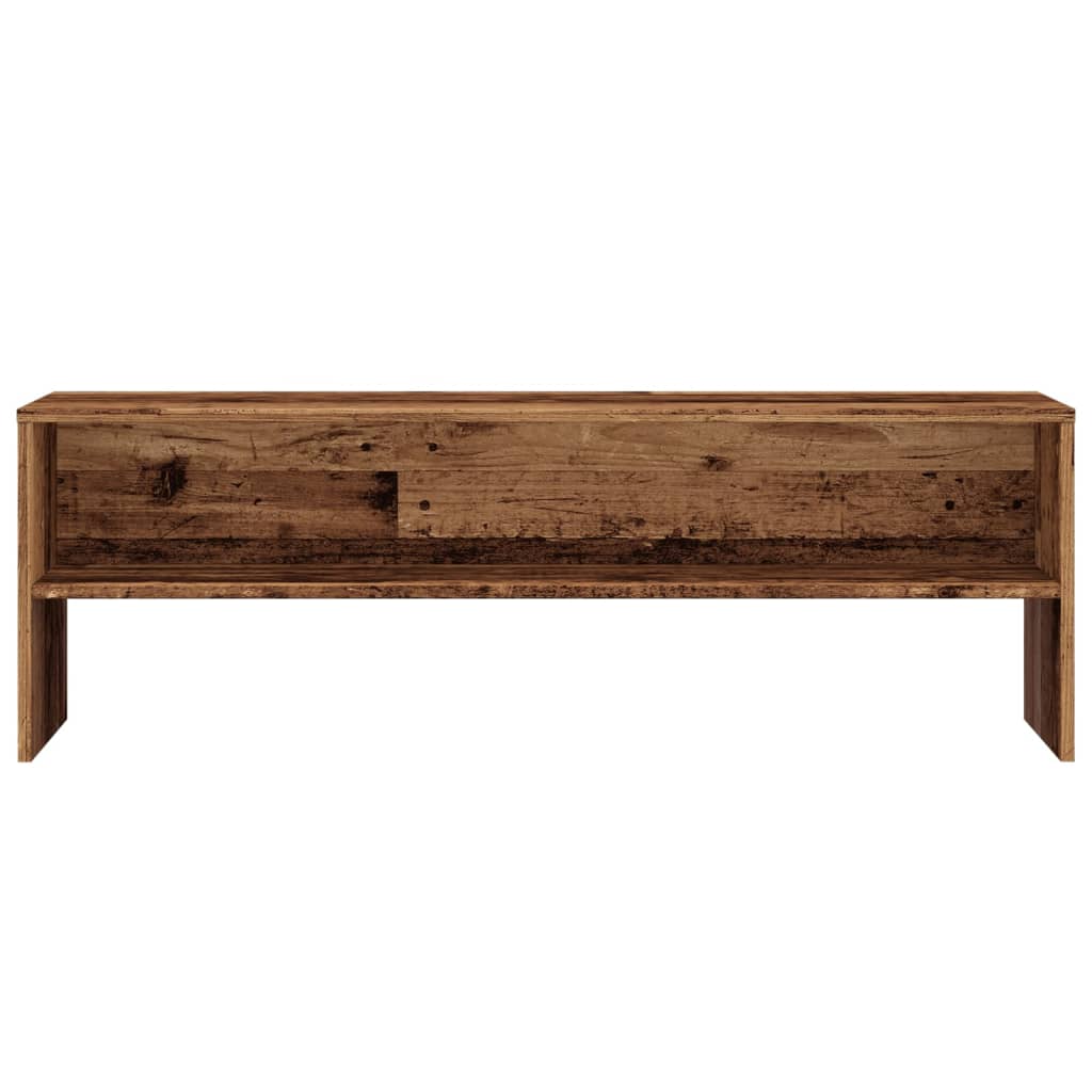 Tv-meubel 120x40x40 cm bewerkt hout oud houtkleurig