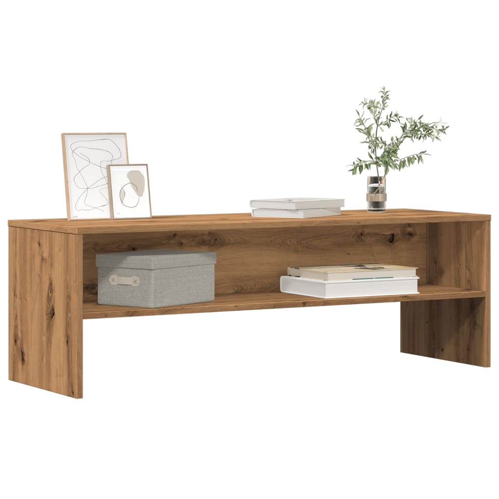 Tv-meubel 120x40x40 cm bewerkt hout oud houtkleurig