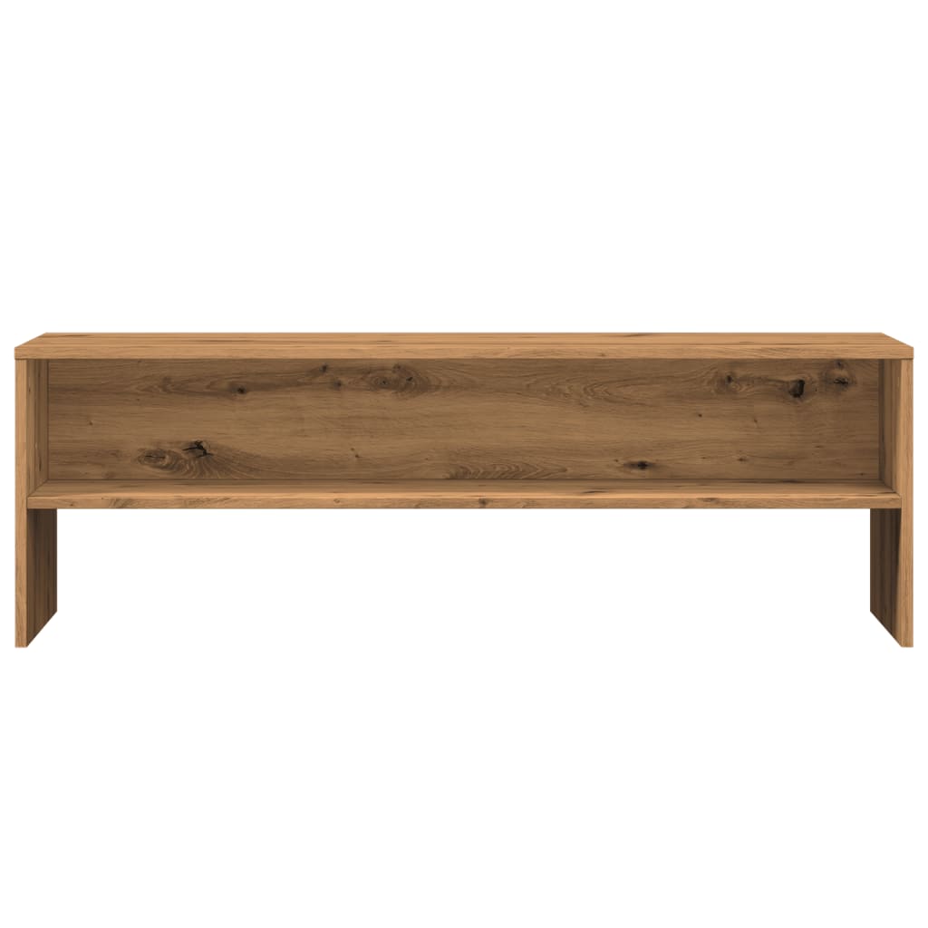 Tv-meubel 120x40x40 cm bewerkt hout oud houtkleurig