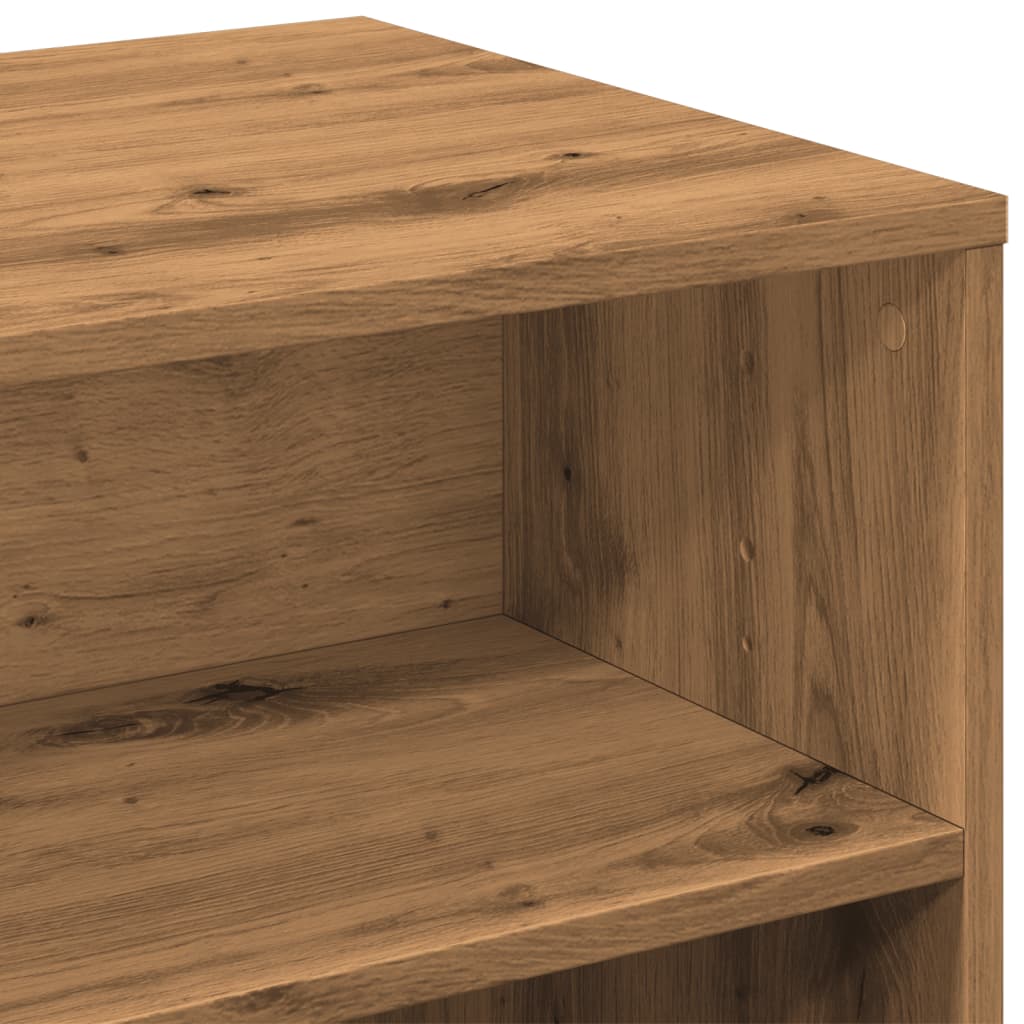 Tv-meubel 120x40x40 cm bewerkt hout oud houtkleurig