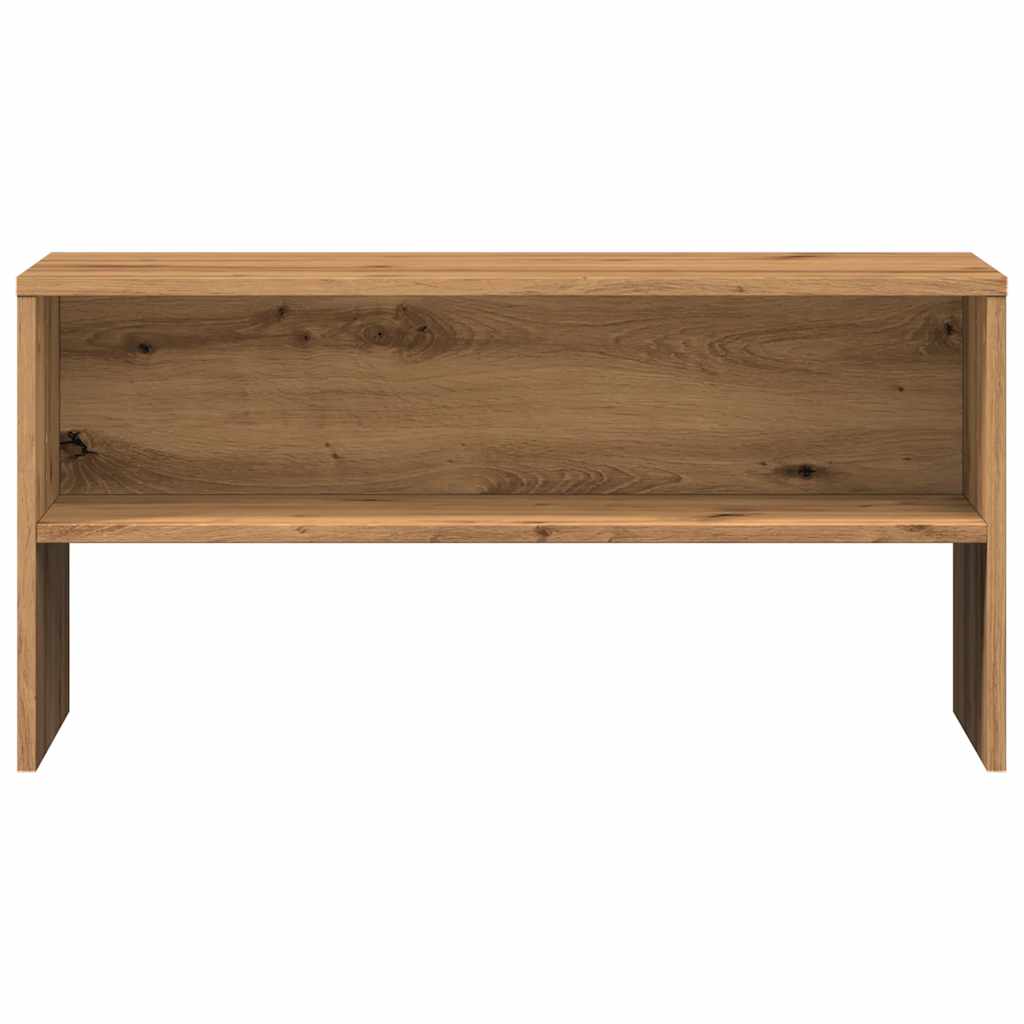 Tv-meubel 80x40x40 cm bewerkt hout artisanaal eikenkleur