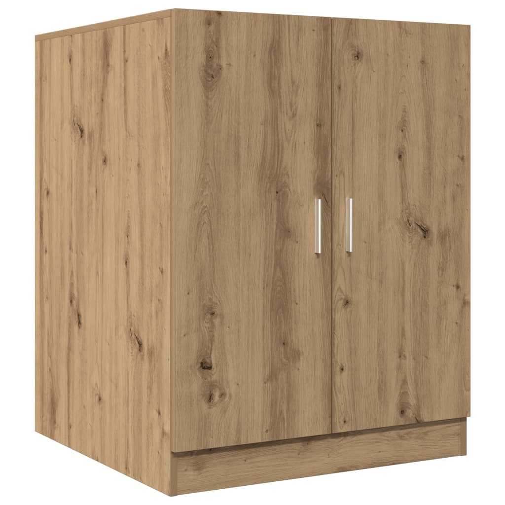 Wasmachinekast 70,5x71,5x91,5 cm artisanaal eikenkleurig