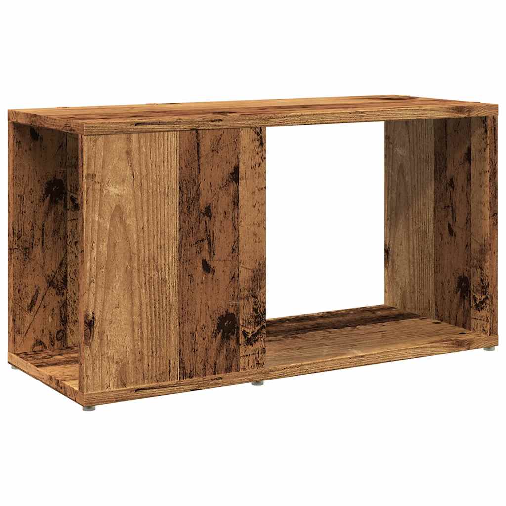 Tv-meubel 60x24x32 cm bewerkt hout oud houtkleurig