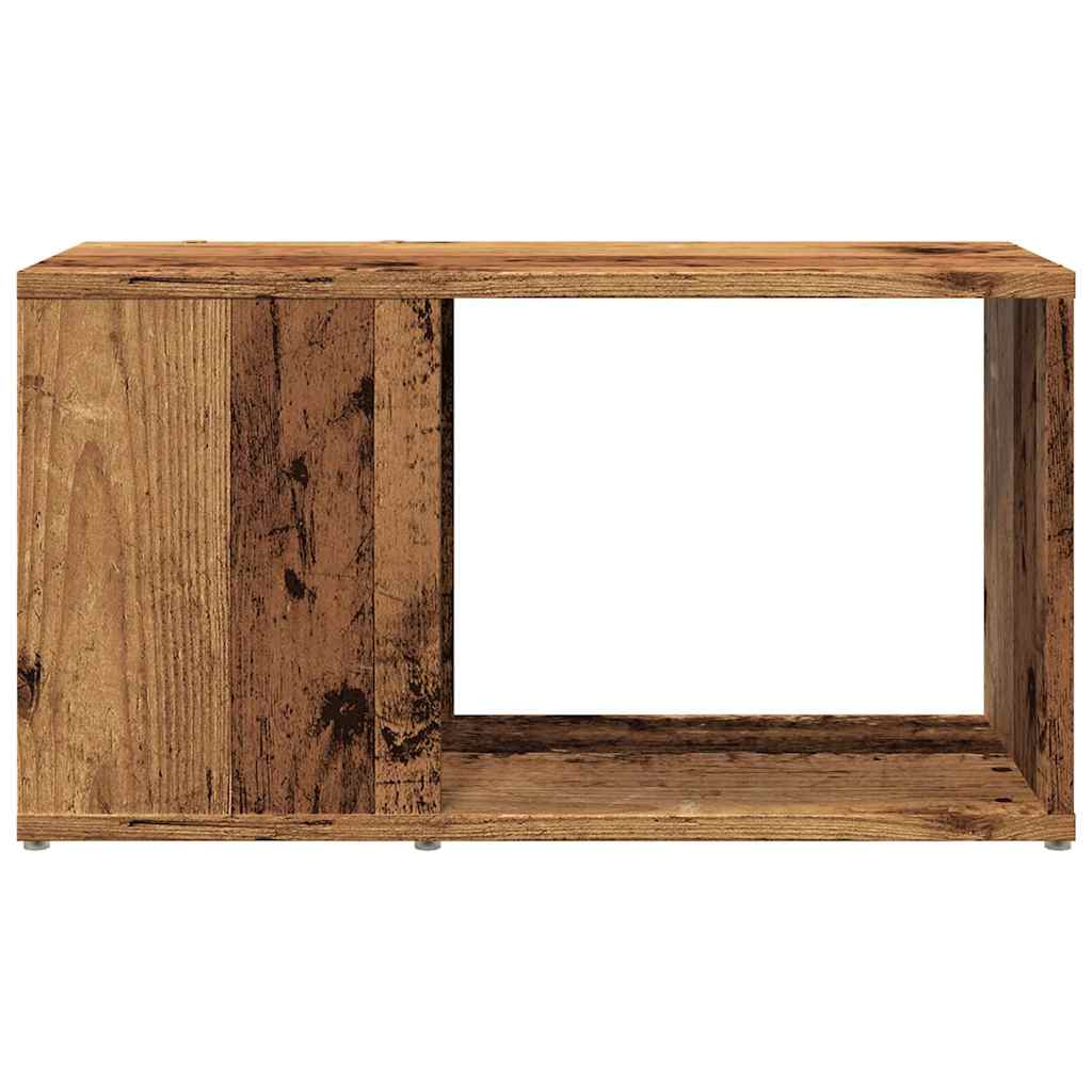 Tv-meubel 60x24x32 cm bewerkt hout oud houtkleurig