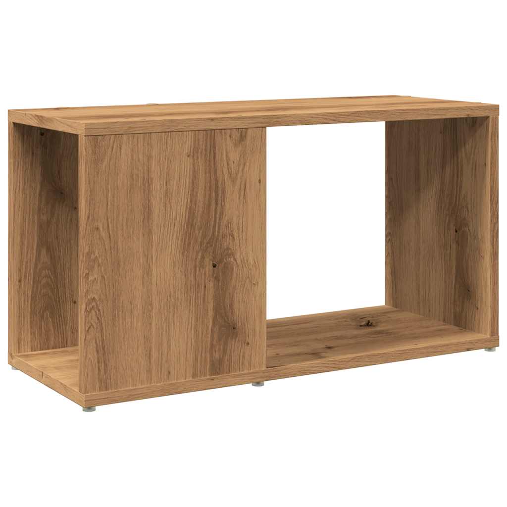 Tv-meubel 60x24x32 cm bewerkt hout oud houtkleurig