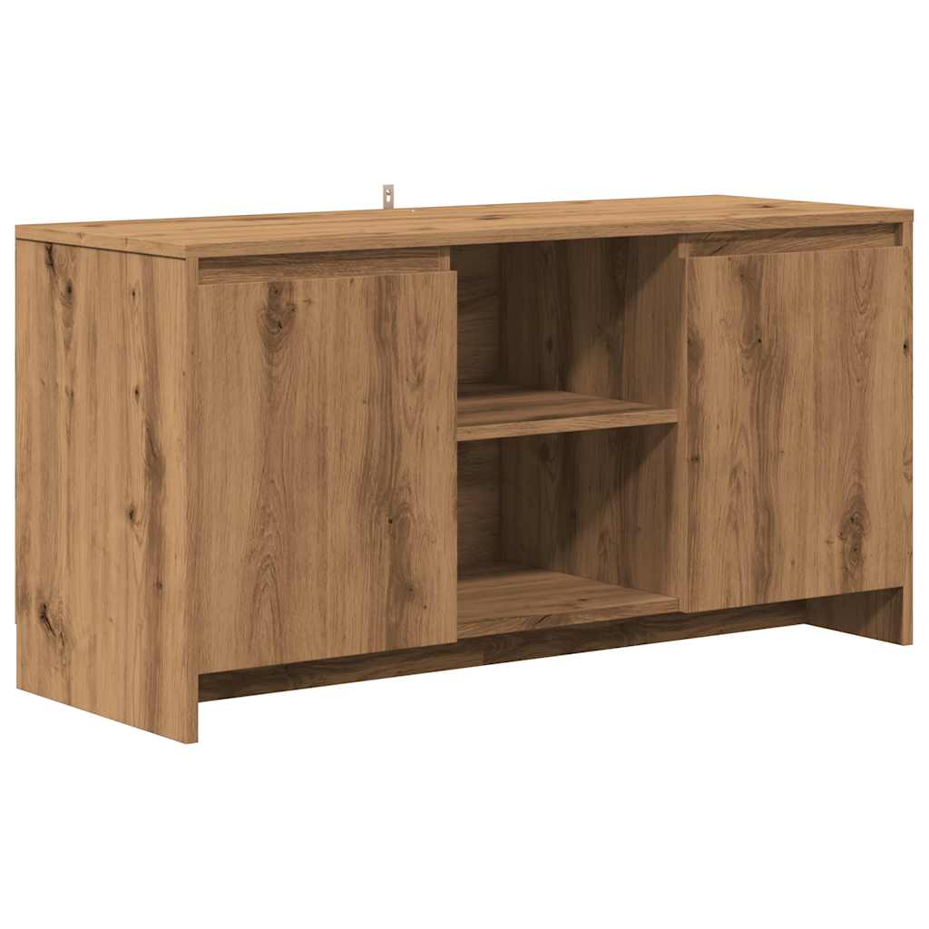 Tv-meubel 102x37,5x52,5 cm bewerkt hout oud houtkleurig