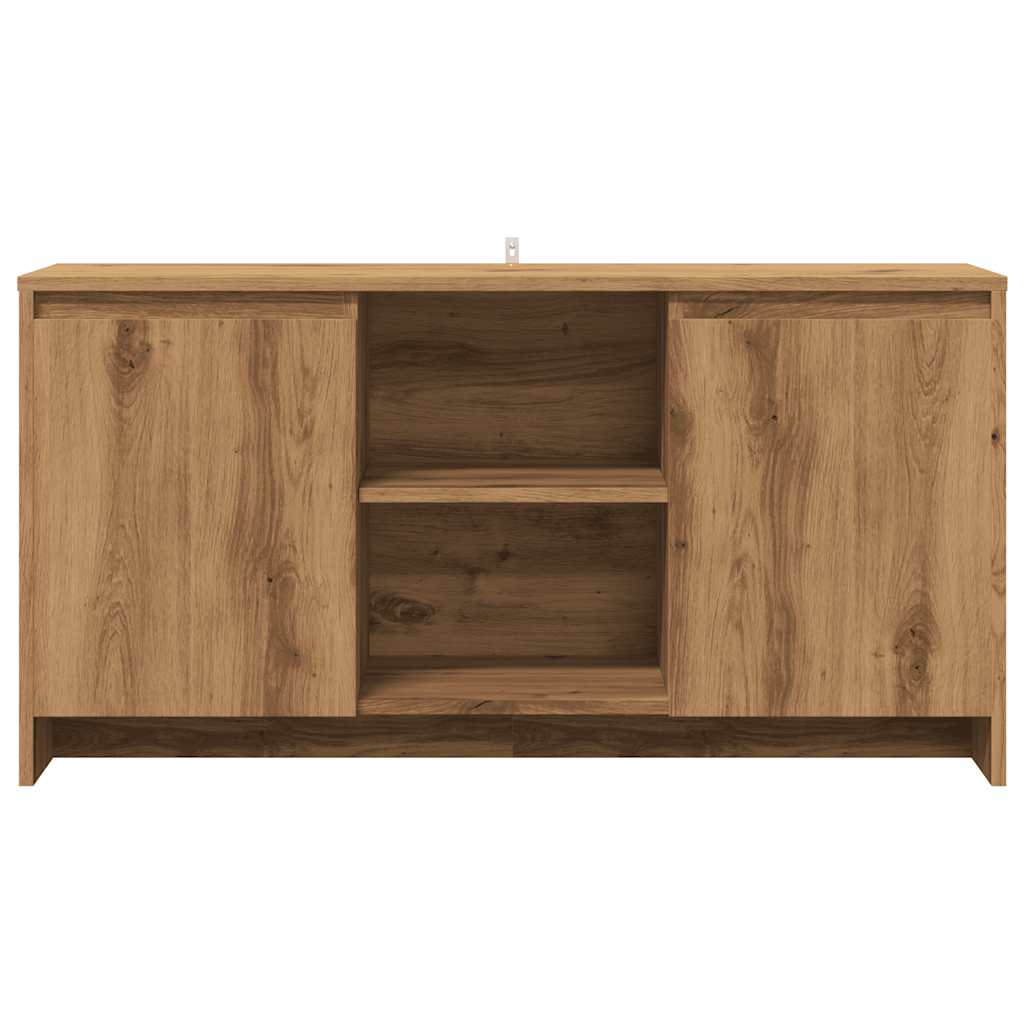 Tv-meubel 102x37,5x52,5 cm bewerkt hout oud houtkleurig