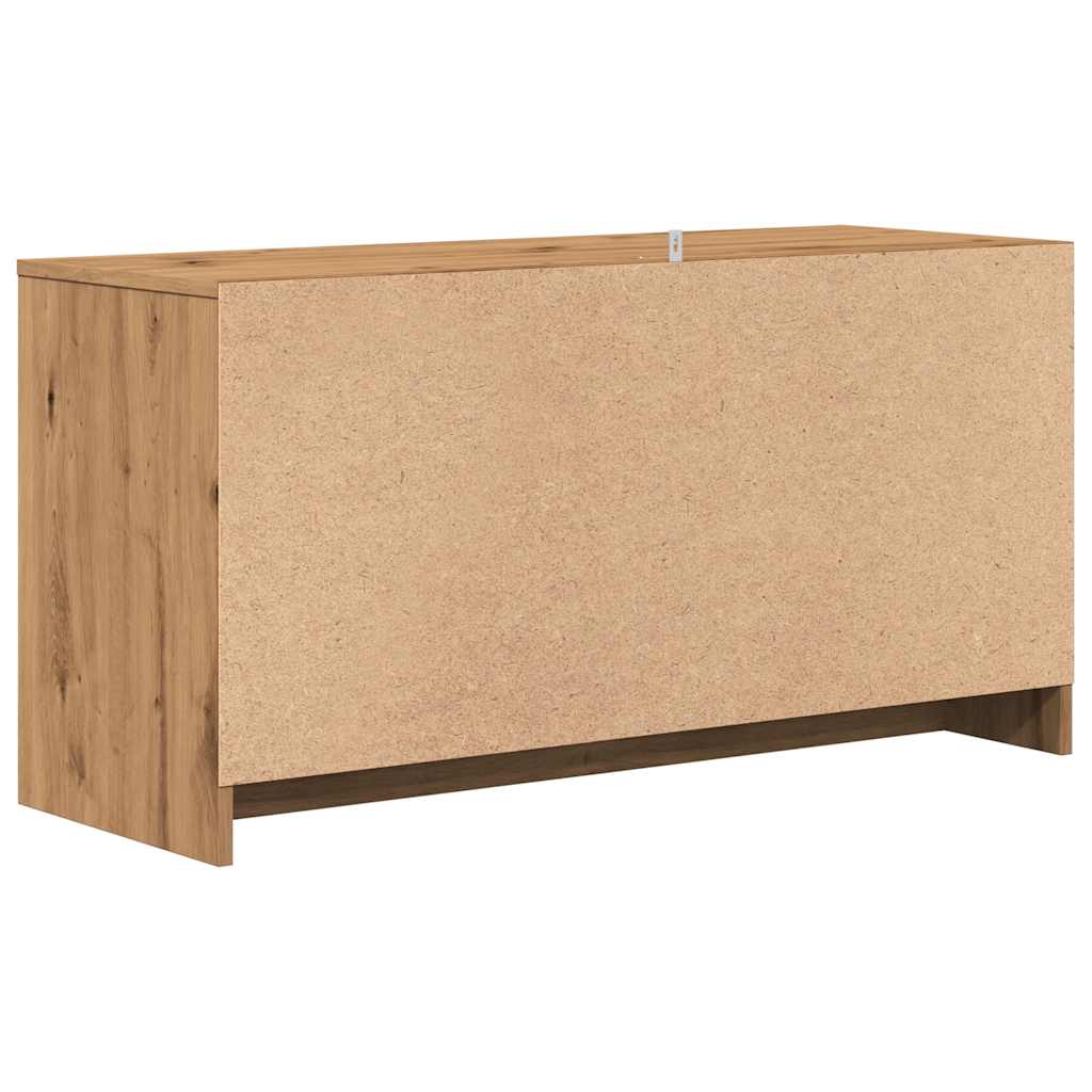 Tv-meubel 102x37,5x52,5 cm bewerkt hout oud houtkleurig