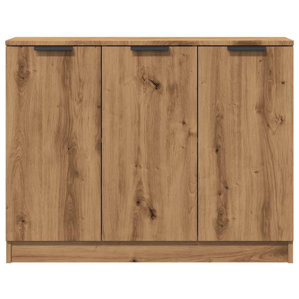 Dressoir 90,5x30x70 cm bewerkt hout oud houtkleurig