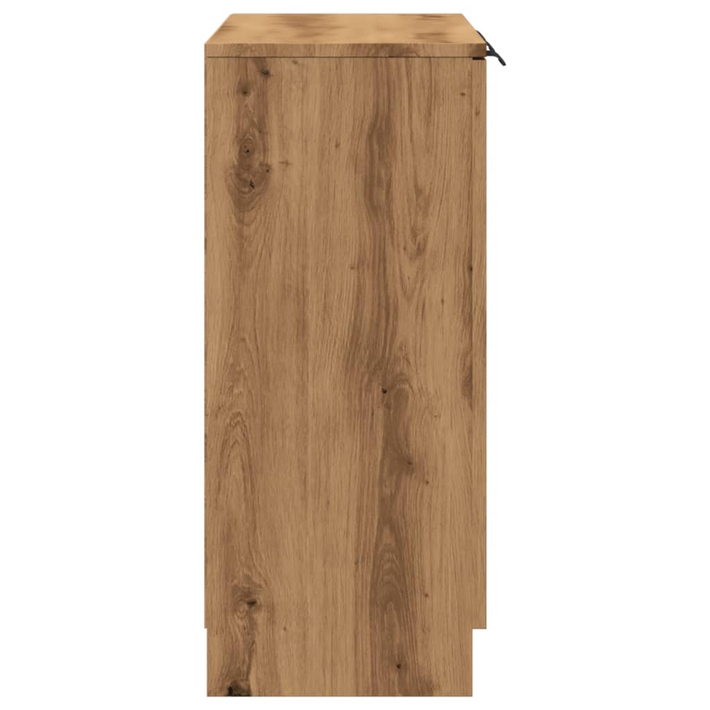 Dressoir 90,5x30x70 cm bewerkt hout oud houtkleurig