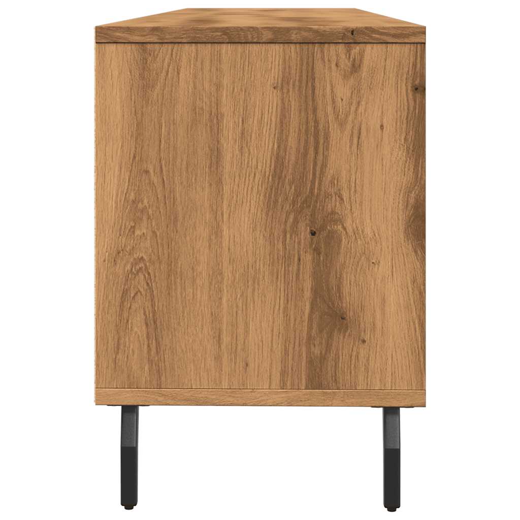 Tv-meubel 150x30x44,5 cm bewerkt hout oud houtkleurig