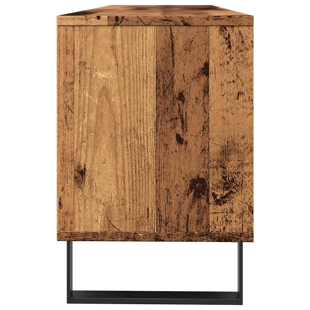 Tv-meubel 150x30x44,5 cm bewerkt hout gerookt eikenkleurig