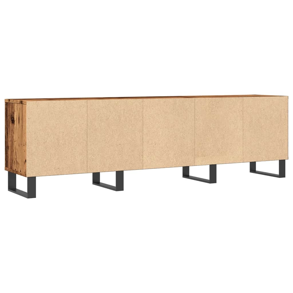 Tv-meubel 150x30x44,5 cm bewerkt hout gerookt eikenkleurig