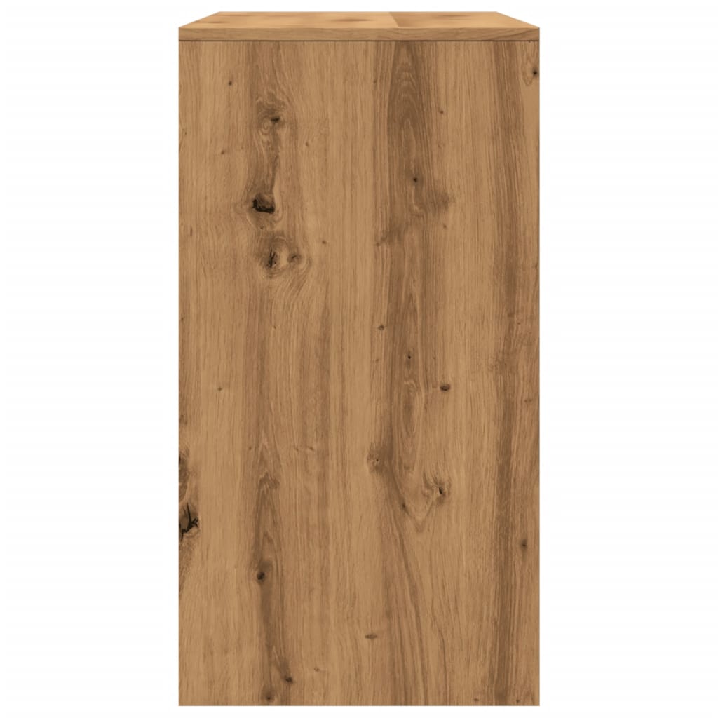 Wandtafel 89x41x76,5 cm bewerkt hout oud houtkleurig