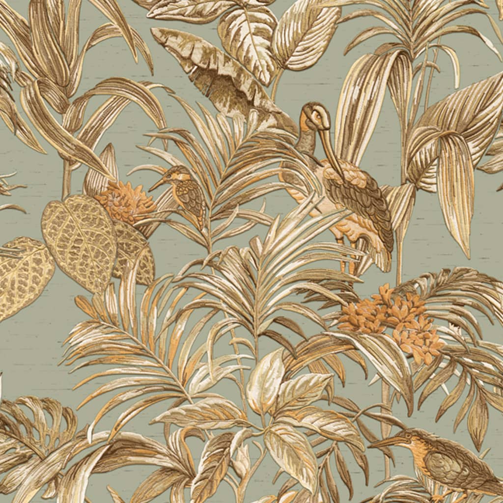 DUTCH WALLCOVERINGS Papier peint Oiseau de Paradis