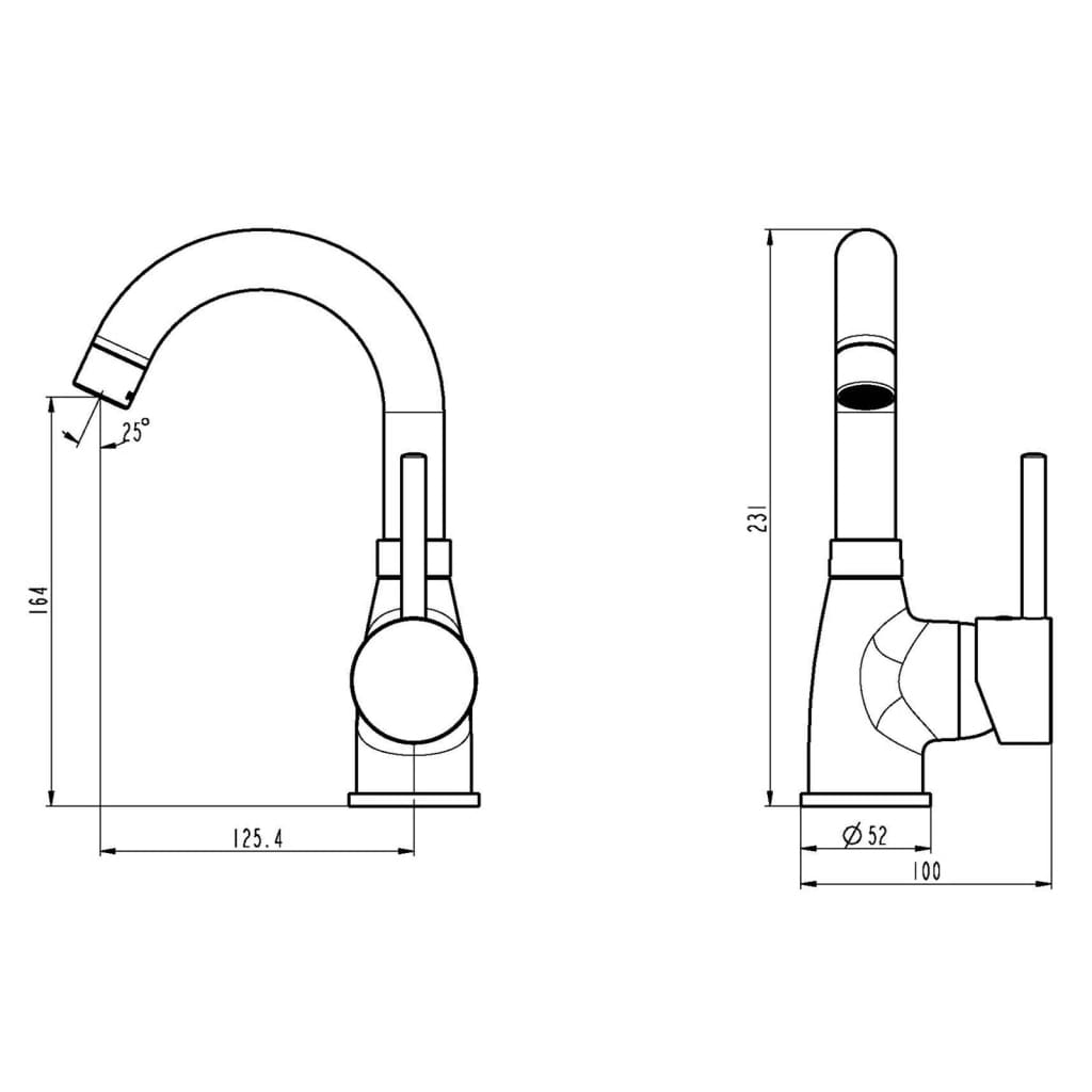 EISL Mitigeur de lavabo FUTURA et couleur chrome