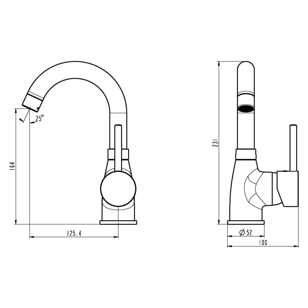 EISL Mitigeur de lavabo FUTURA et couleur chrome