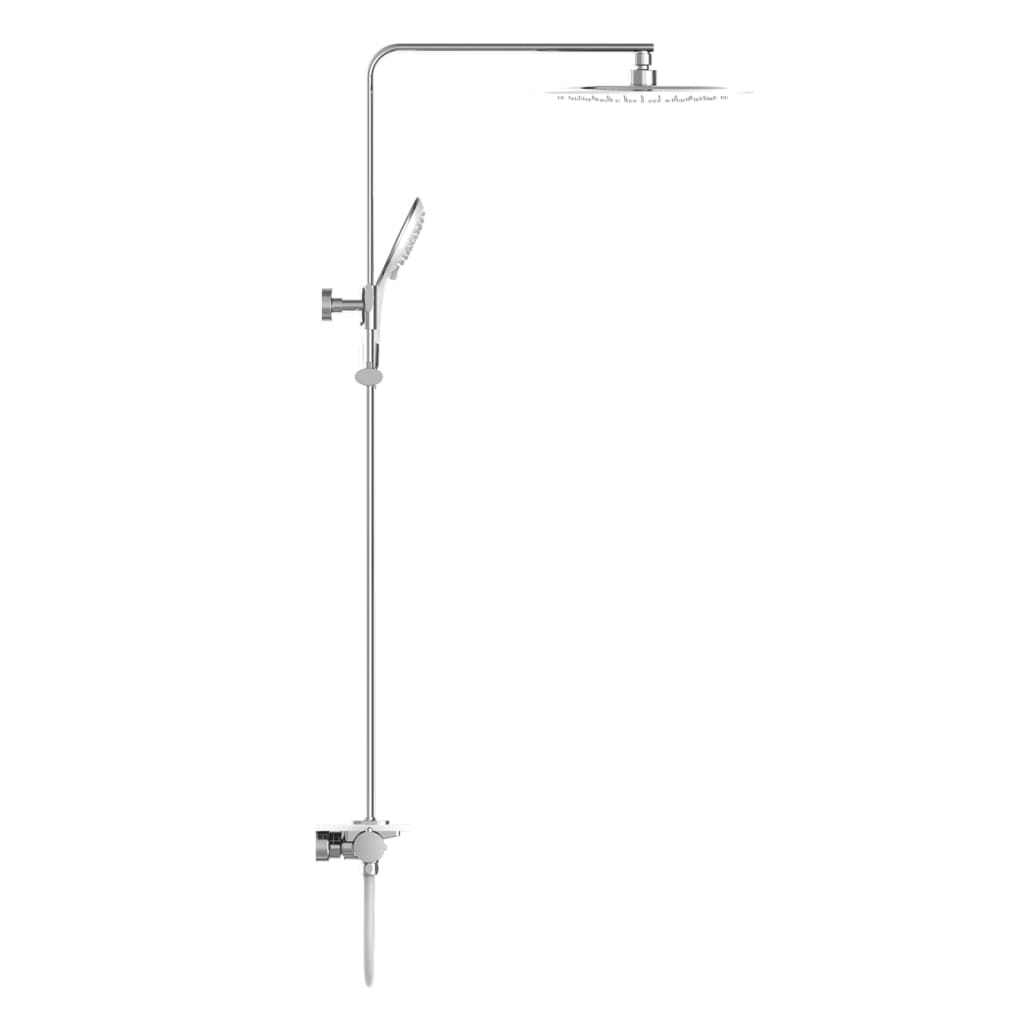 Ensemble de douche de tête EISL avec mitigeur thermostatique GRANDE VITA chrome noir