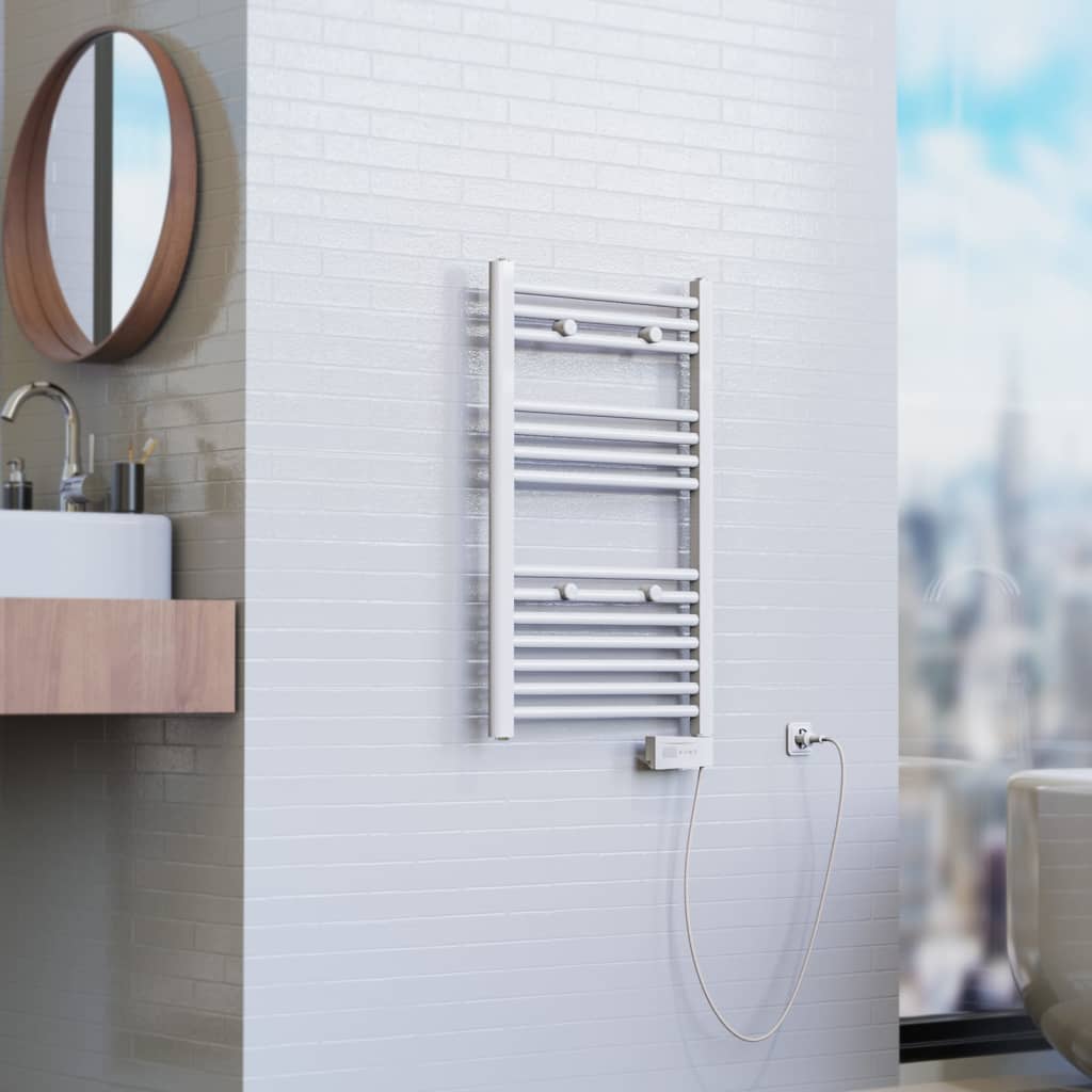 EISL Radiateur de salle de bain avec minuterie 80x50x15 cm blanc