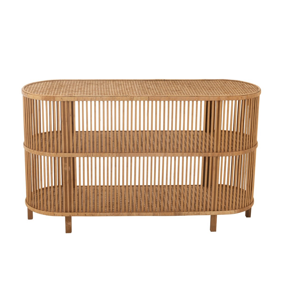 J-Line Tafel Exo Bamboe/Rotan Naturel