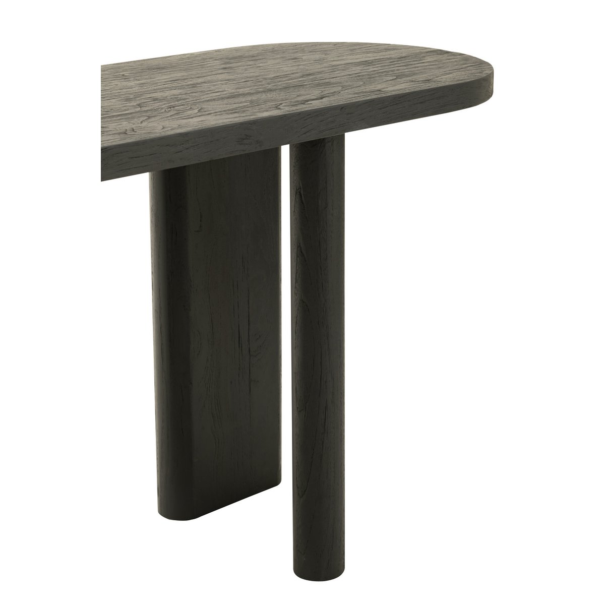 J-Line tafel Teak - hout - zwart