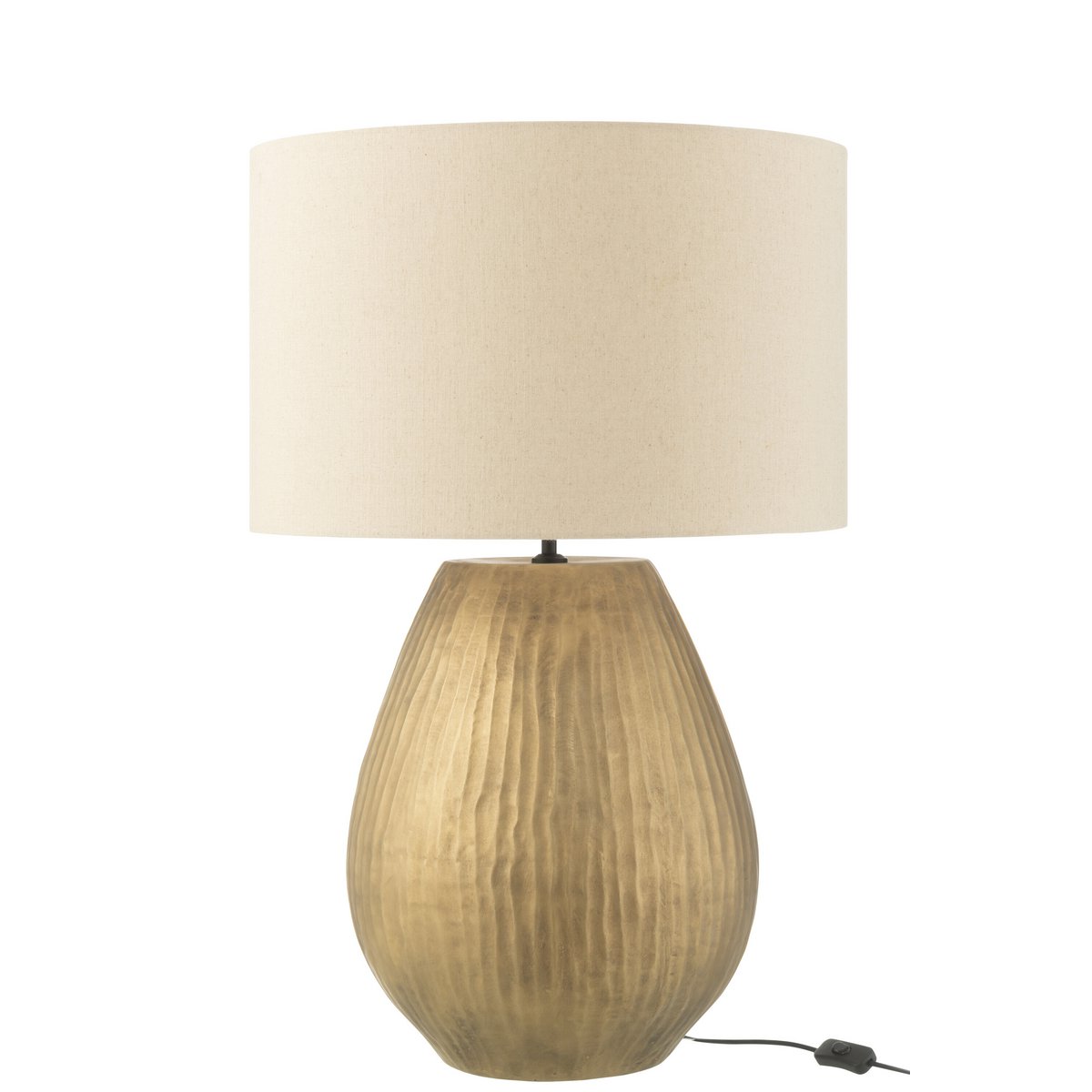 J-Line Lamp Nebu Rond Keramiek Goud Large